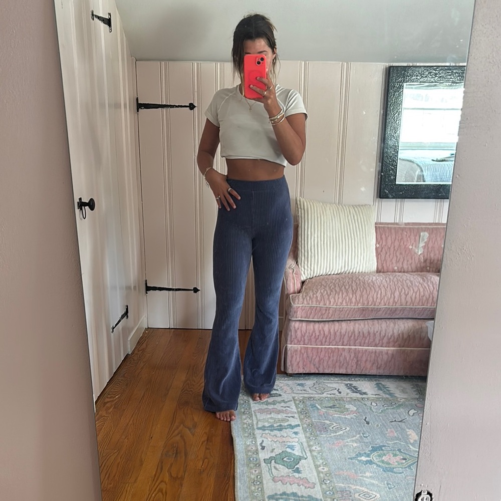 Aerie Blue Flare Pants